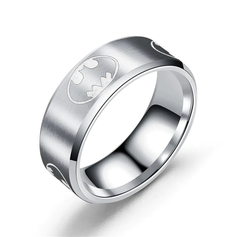 Tricolor Batman Alloy Ring