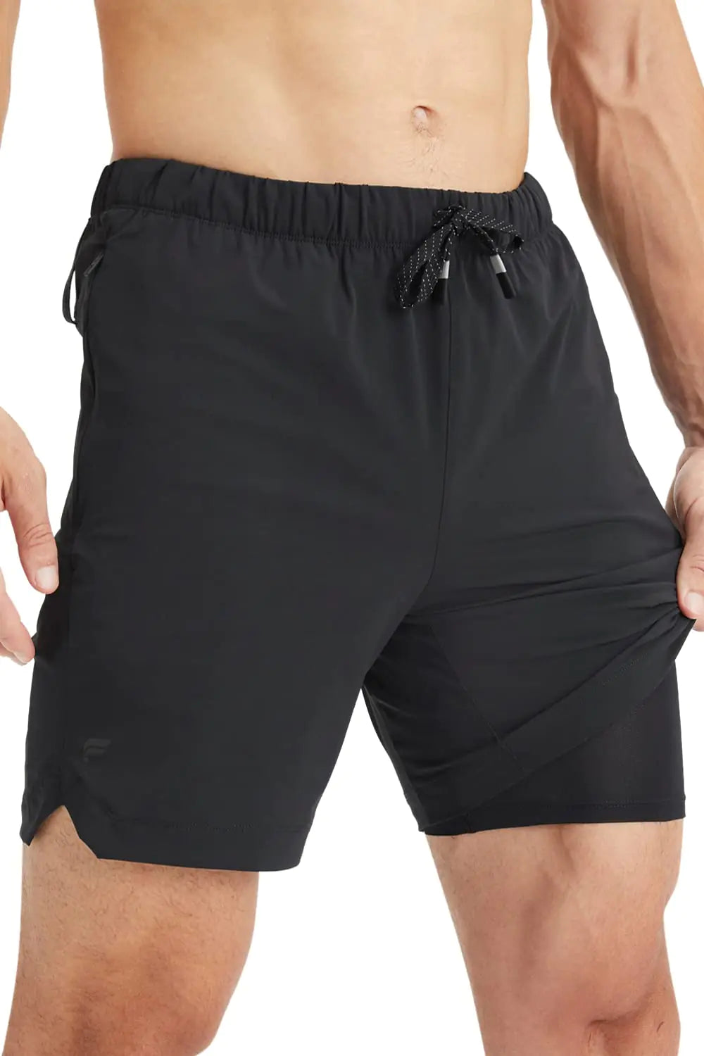 Fabletics Men's Quick-Dry Training Shorts 7" XL