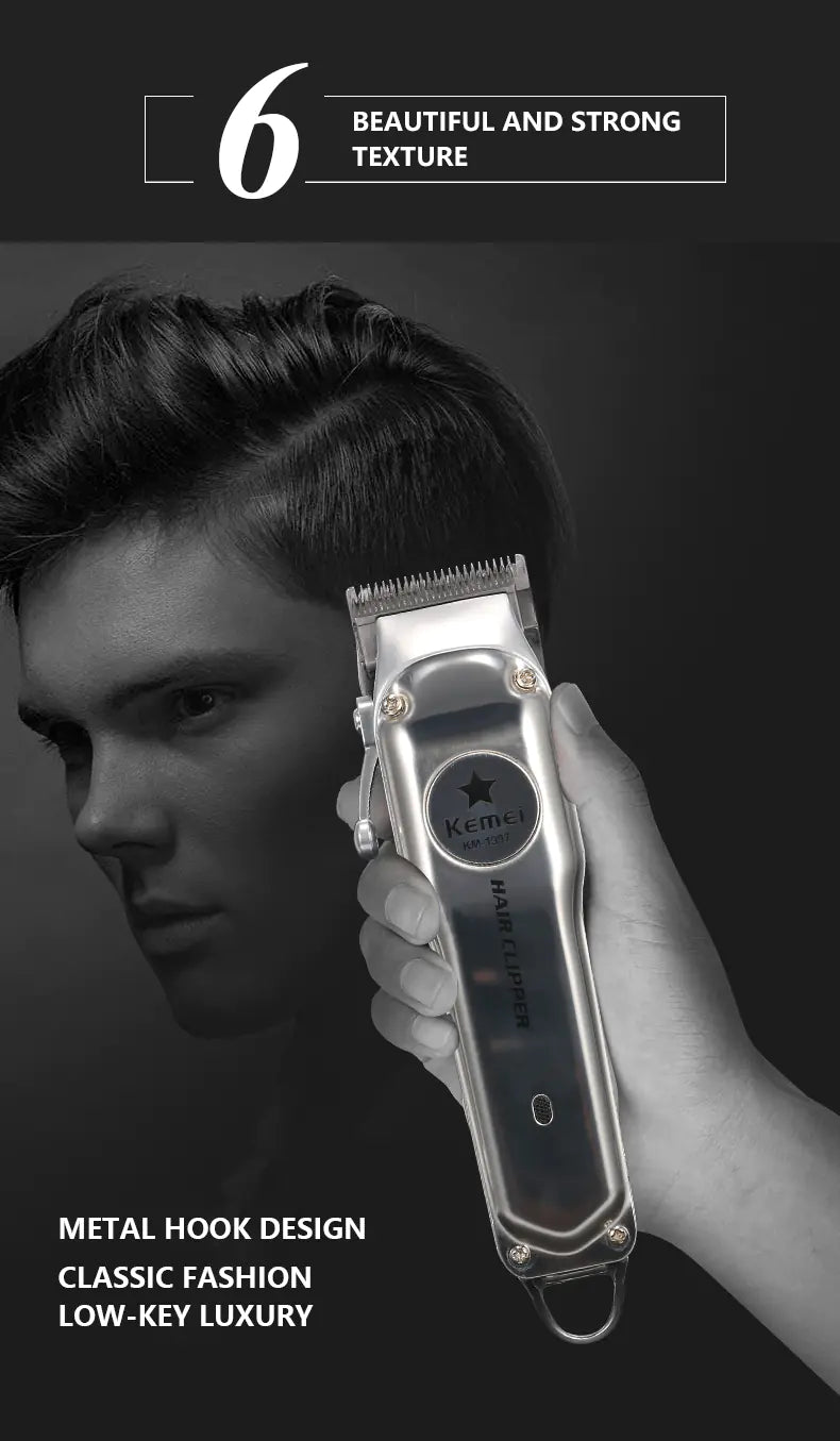 Kemei Men's Precision Electric Hair Trimmer