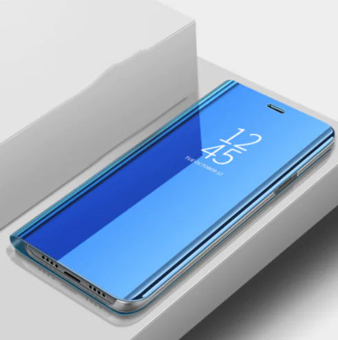 Stylish Leather Case with Built-in Mirror