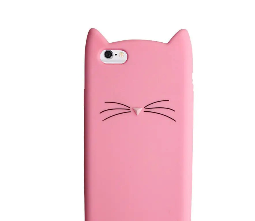 Kitty Charm Silicone Phone Case