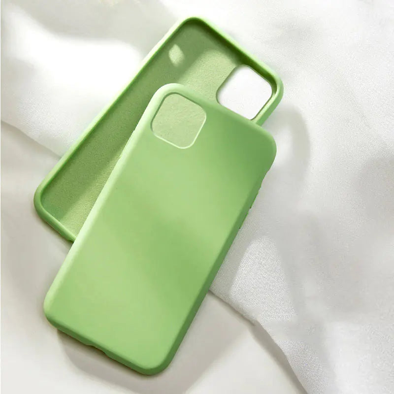 Silicone Full-Cover Phone Case for Apple