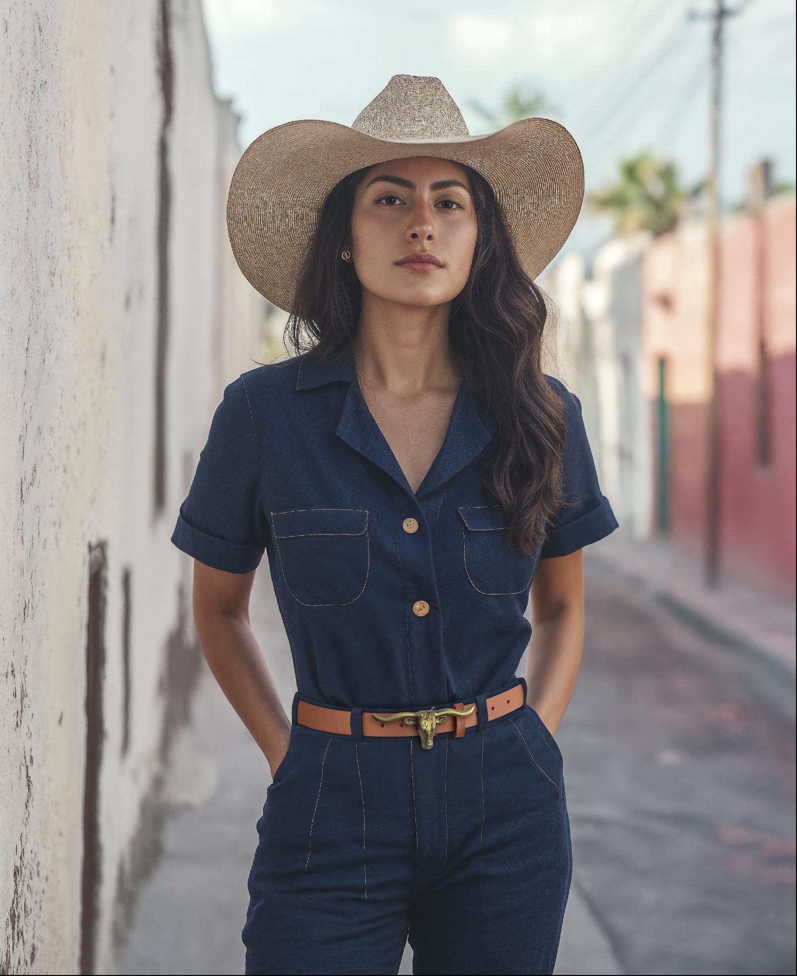 Signature Longhorn Western Belt for Women