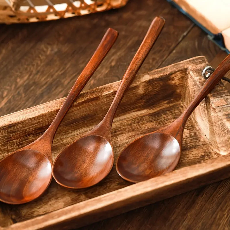 Chic Nanmu Wood Kitchen Spoon