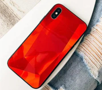 Vibrant 3D Mirror Diamond Case for Couples