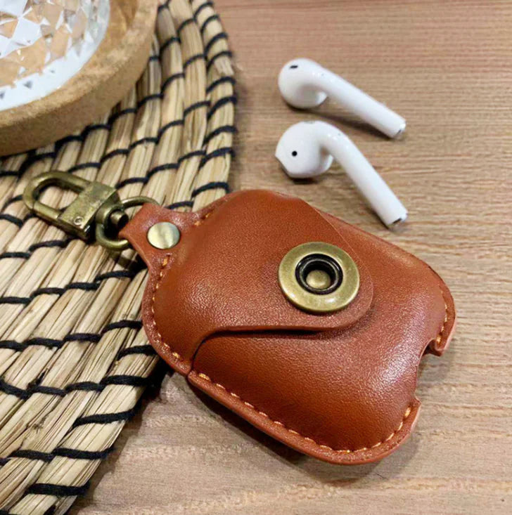 AirPods Leather Protector - Durable Bluetooth Case