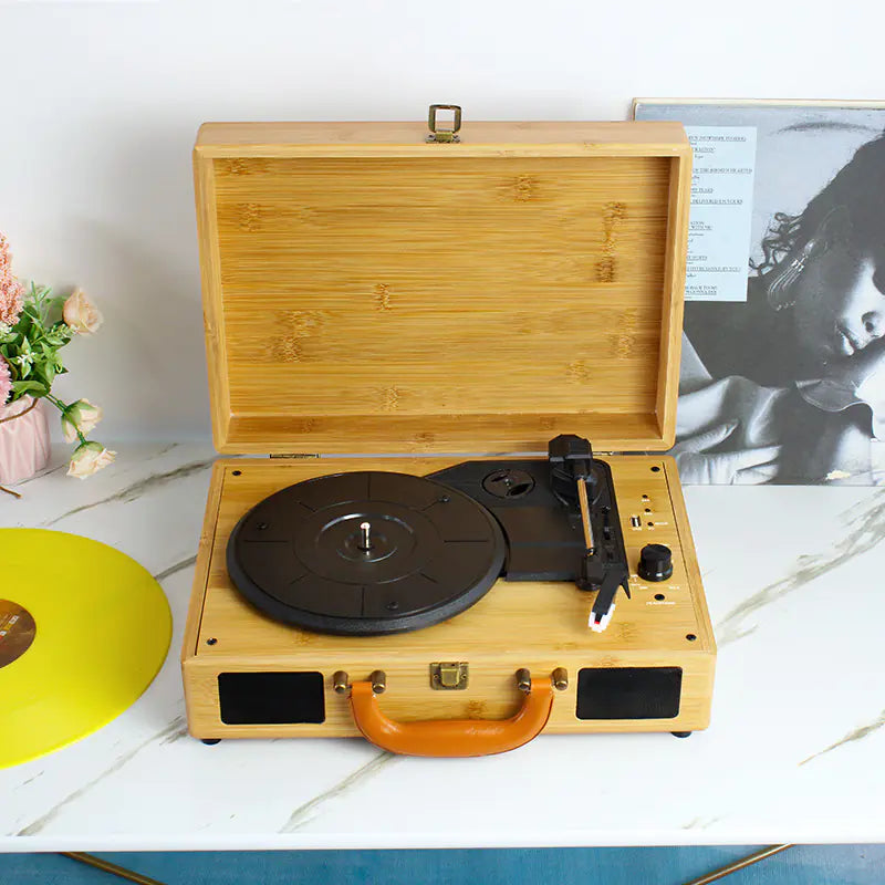 Portable Classic Vinyl Speaker