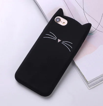 Kitty Charm Silicone Phone Case