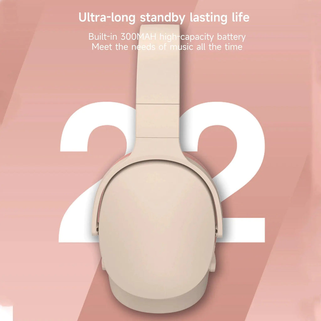 Compact Bluetooth 5.1 Noise-Canceling Headphones