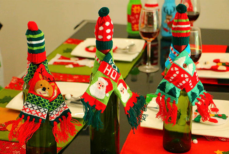 Holiday Wine Sleeve Sets