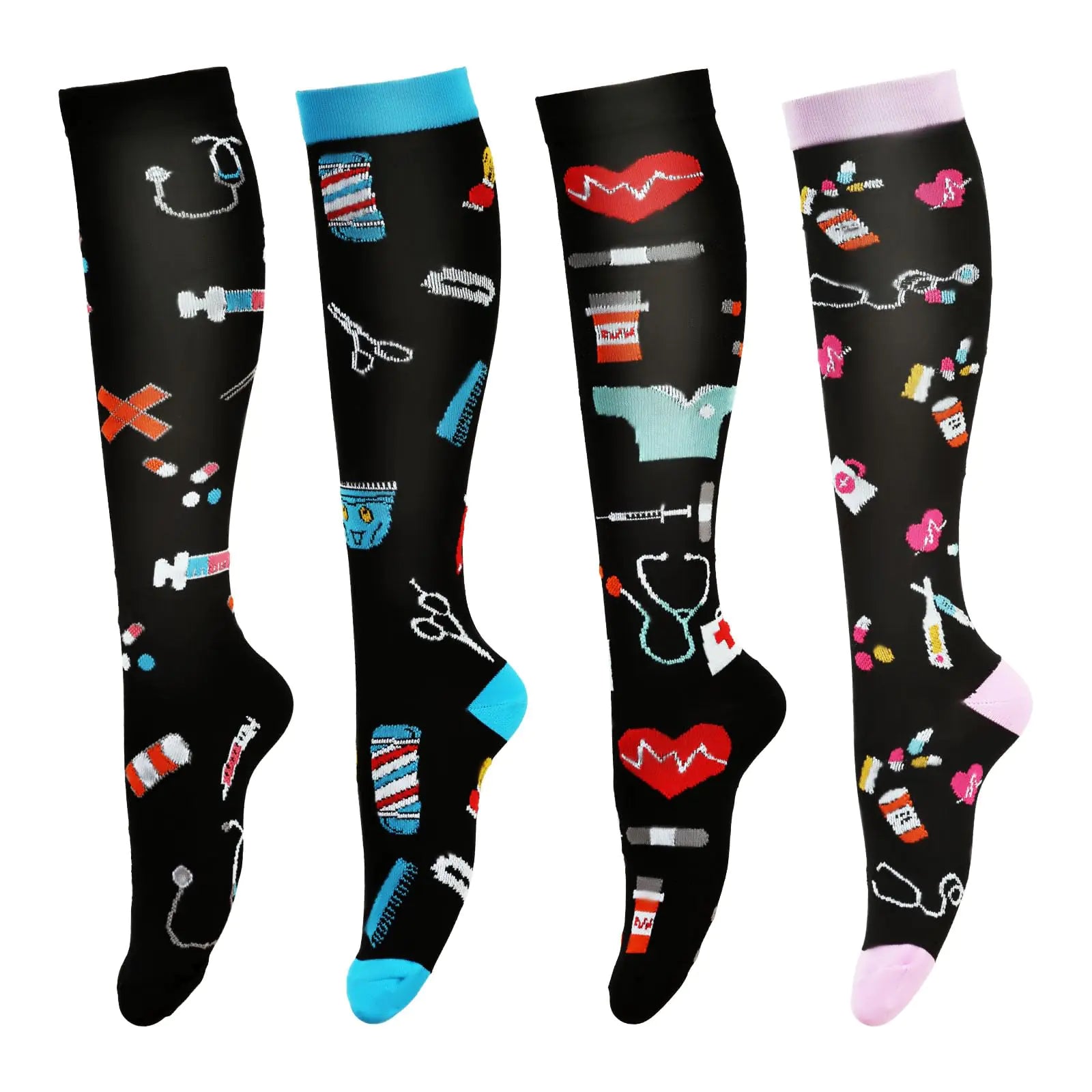 NurseMate Long Support Compression Socks