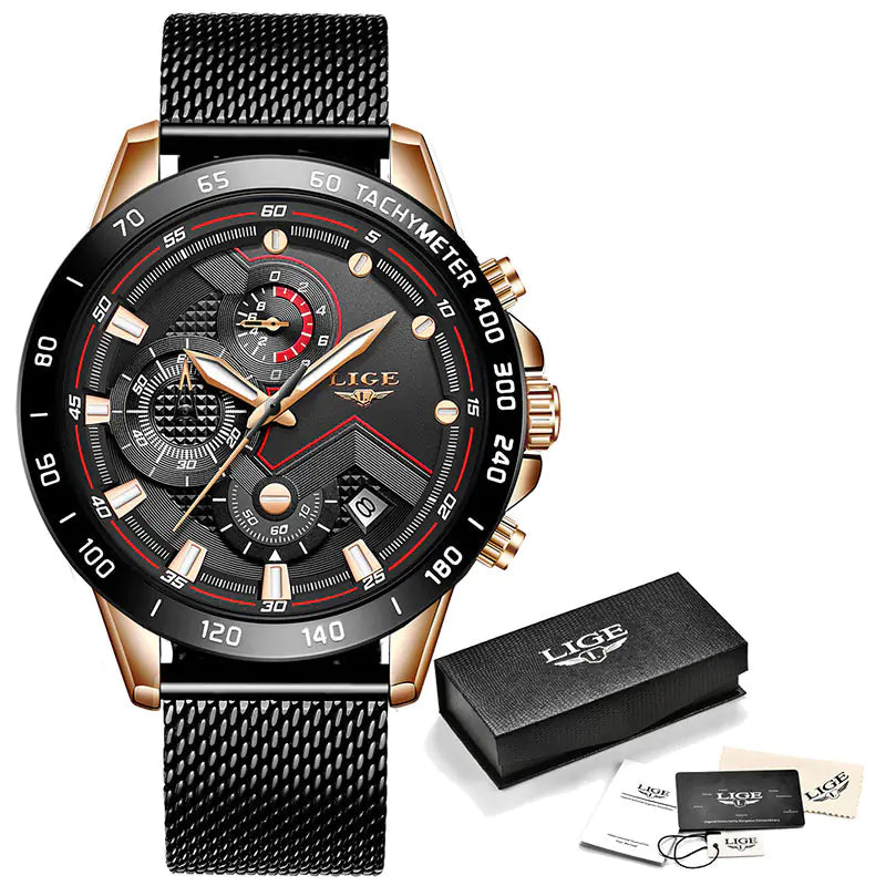2019 Men's Elegant Mesh Watch