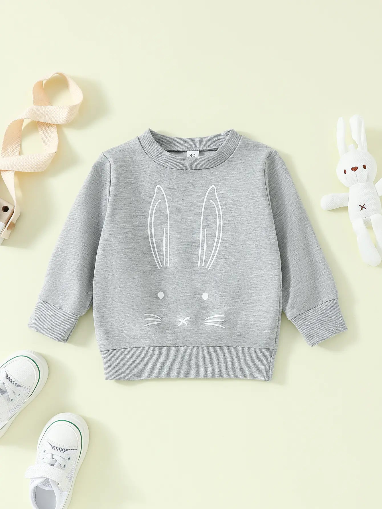 Charming Bunny Girls' Sweatshirt