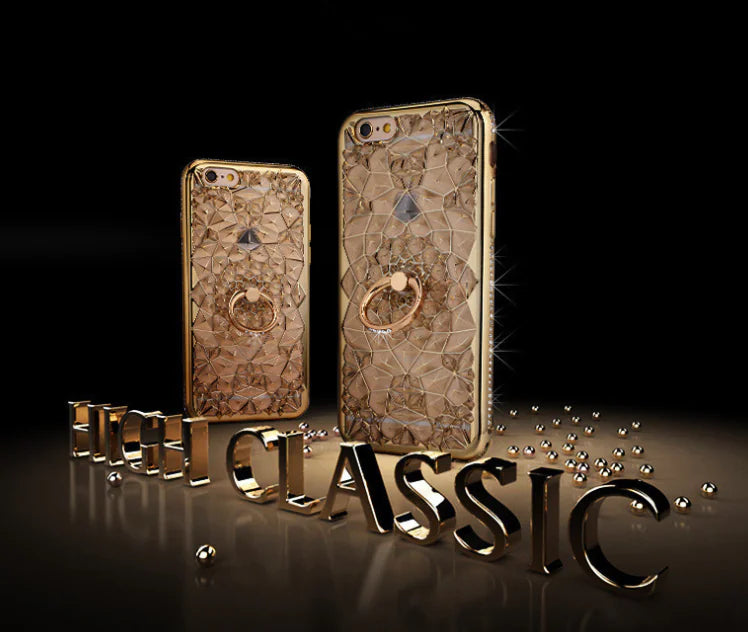 Electroplated Diamond Grip iPhone Cover