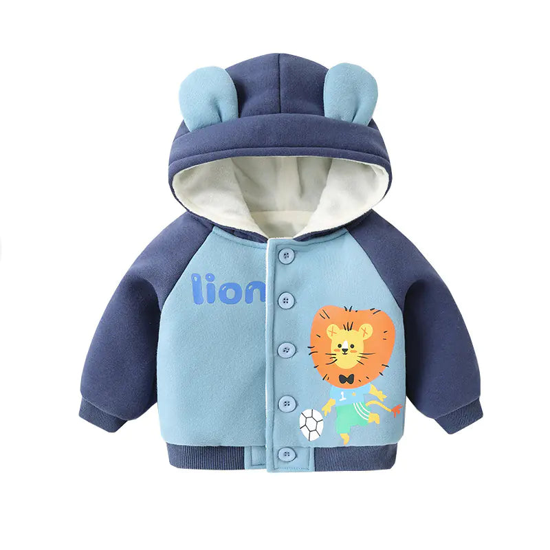 Infant Winter Fleece Hoodie for Boys and Girls
