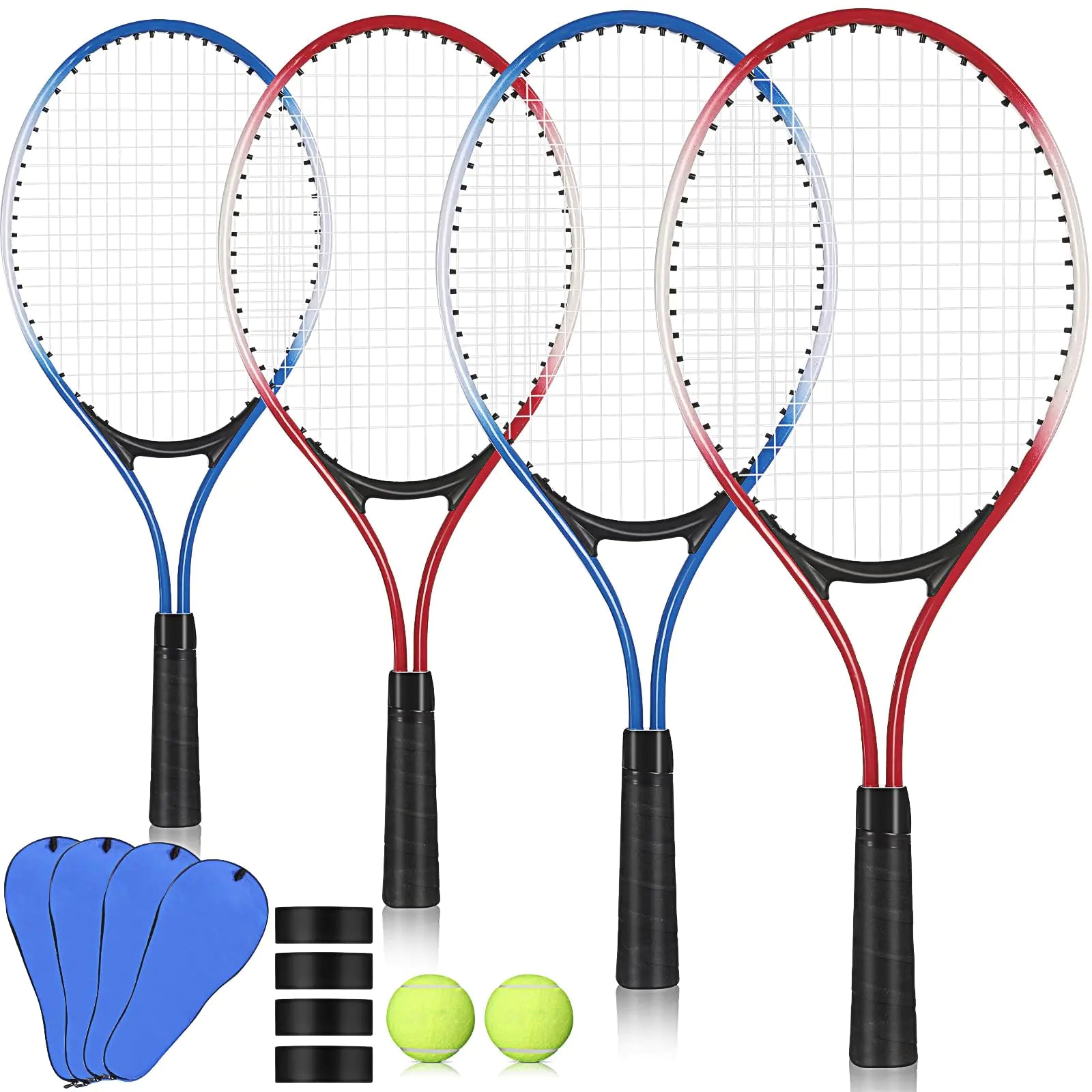 KidsPlay 4-Pack 21" Lightweight Tennis Sets