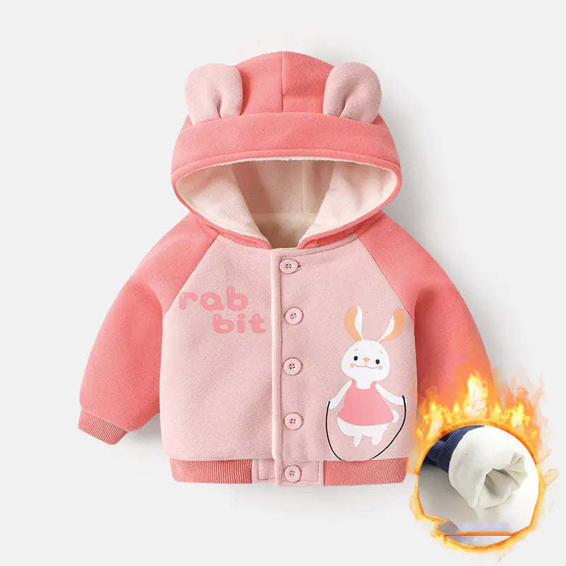 Infant Winter Fleece Hoodie for Boys and Girls