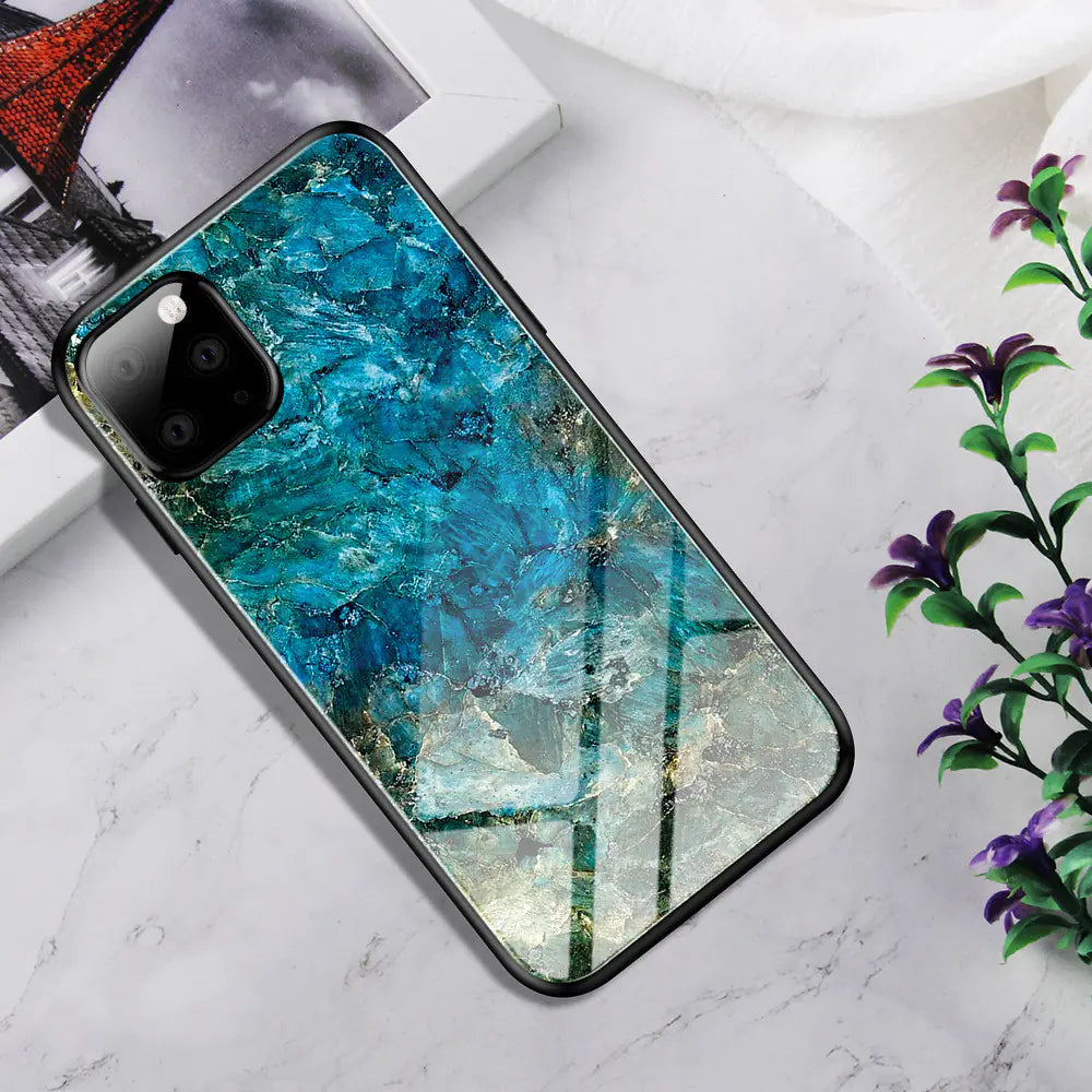 Sleek Gradient Glass Case for iPhone