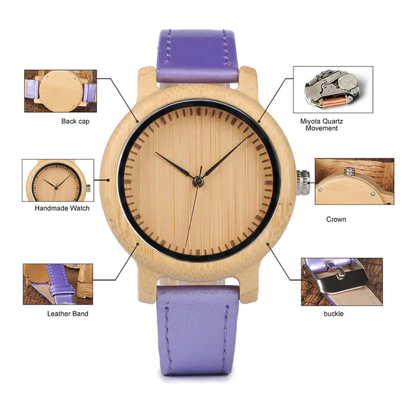 BoBobird Bamboo Elegance Quartz Watch
