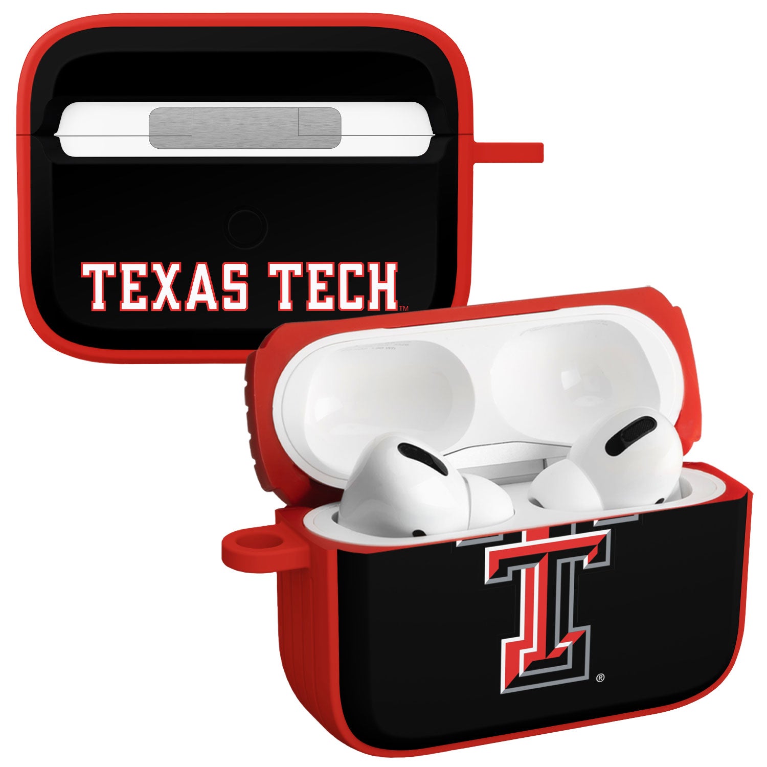Texas Tech Red Raiders HDX AirPods Pro 1 & 2 Case Cover