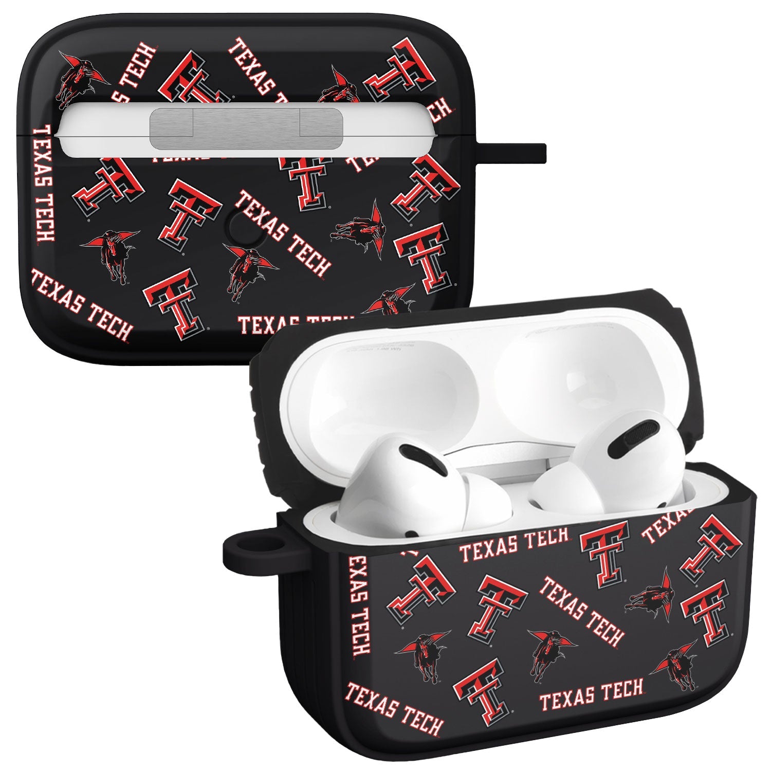 Texas Tech Red Raiders HDX AirPods Pro 1 & 2 Case Cover