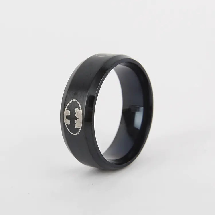 Tricolor Batman Alloy Ring