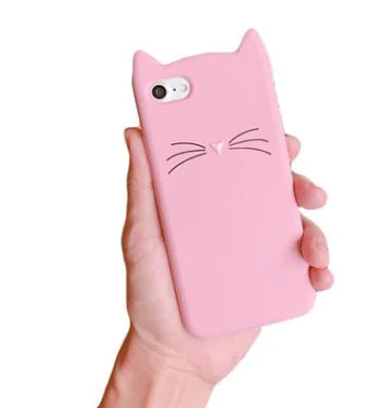 Kitty Charm Silicone Phone Case