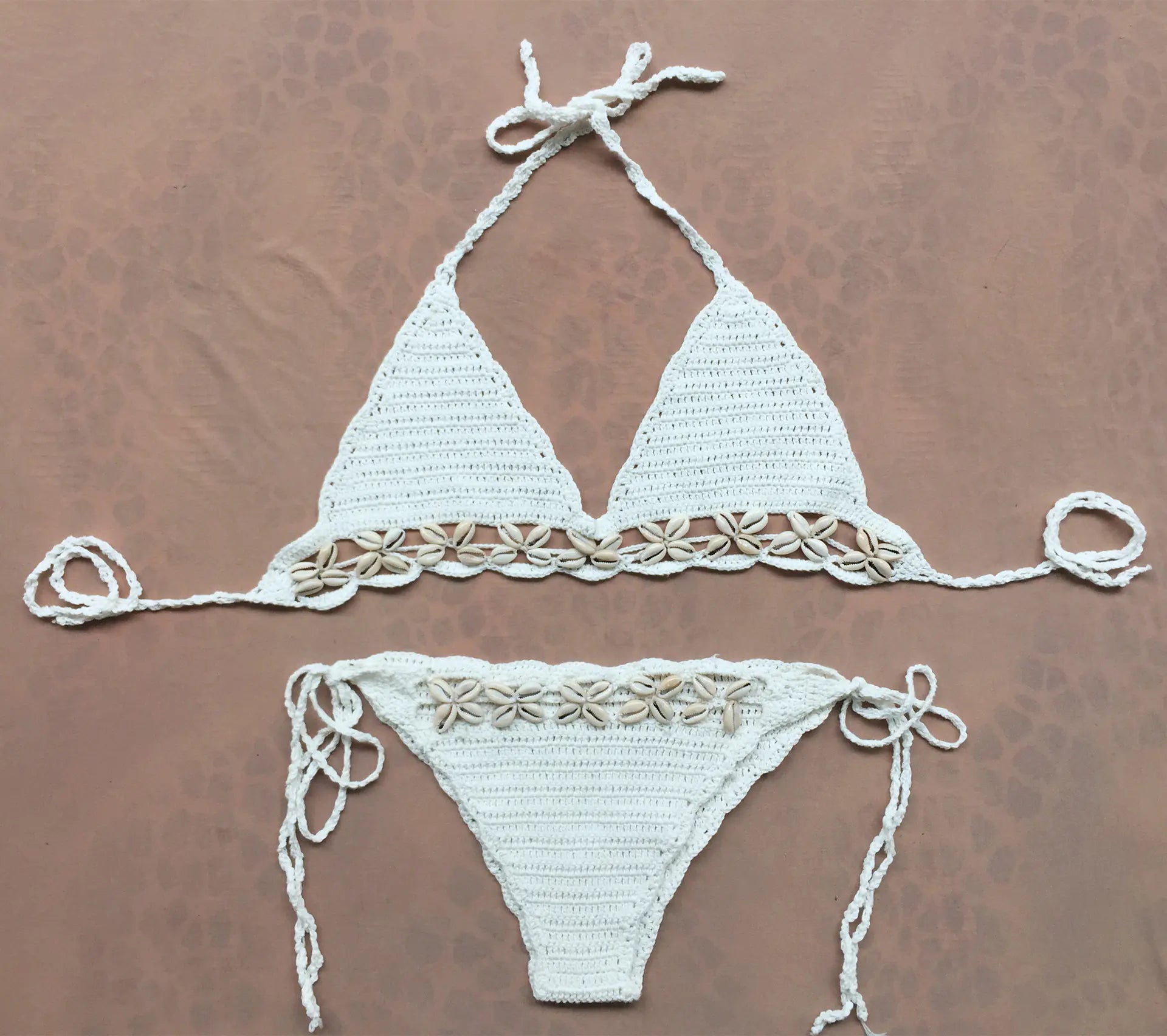 Stylish Knitted Shell Swimwear