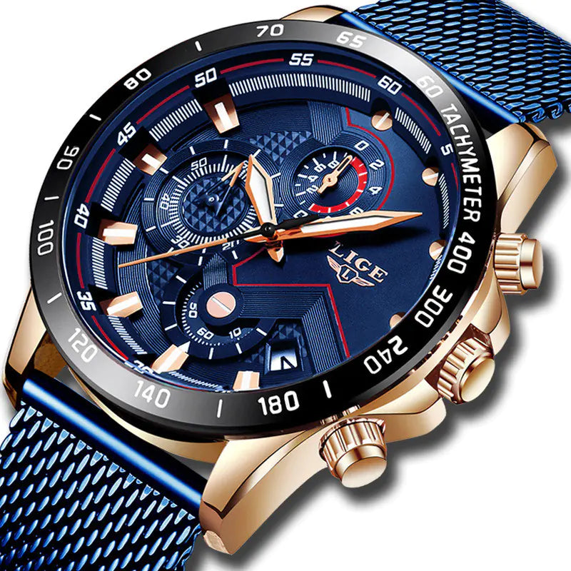 2019 Men's Elegant Mesh Watch