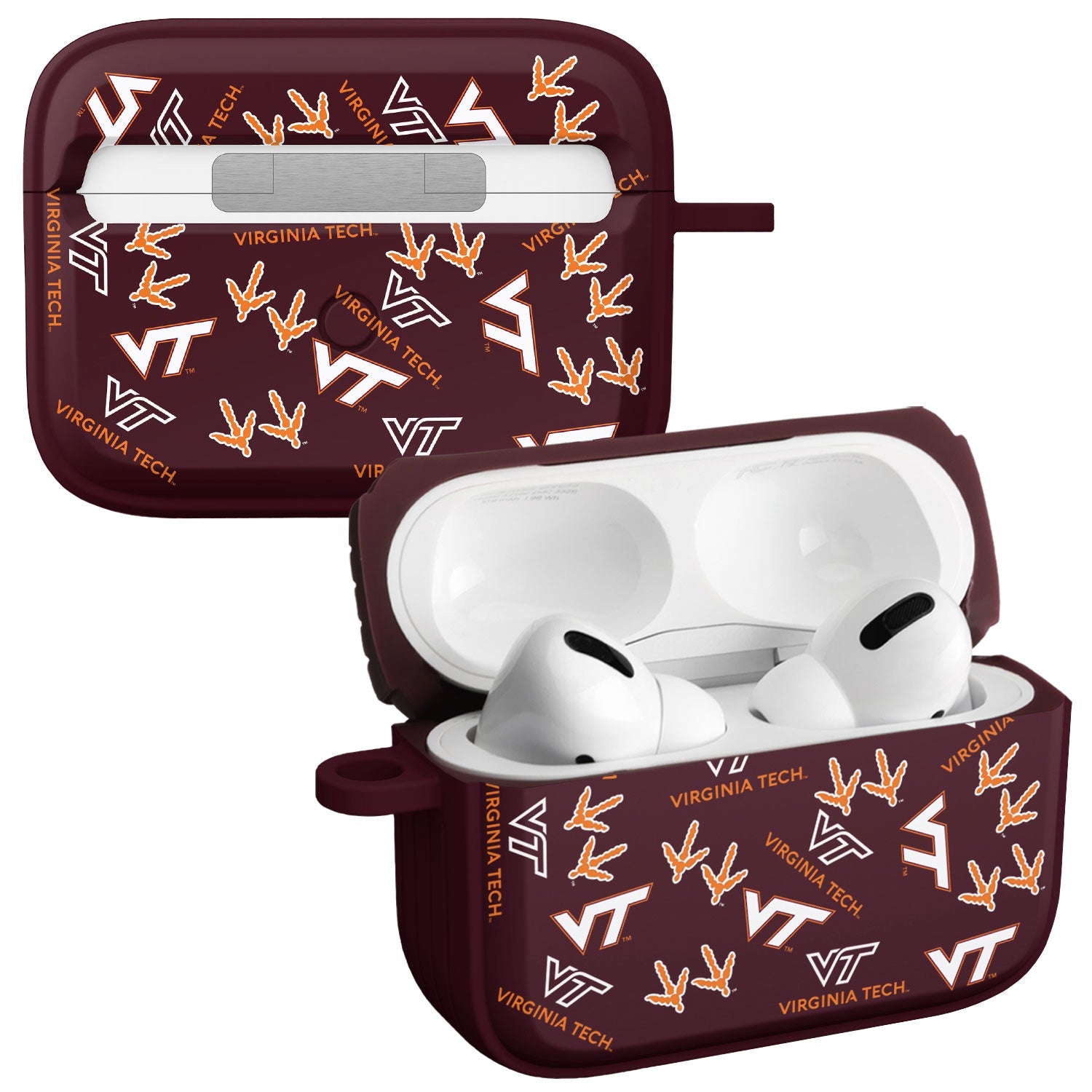 Virginia Tech Hokies HDX AirPods Pro 1 & 2 Case Cover