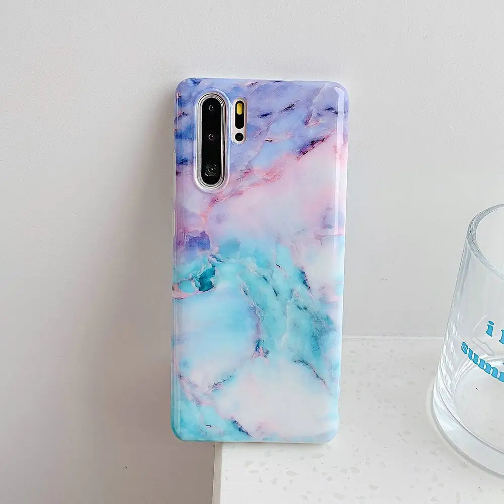 Rainbow Marble Full Cover Phone Case