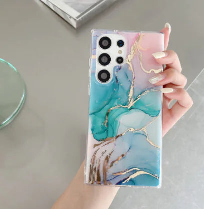 Rainbow Marble Full Cover Phone Case