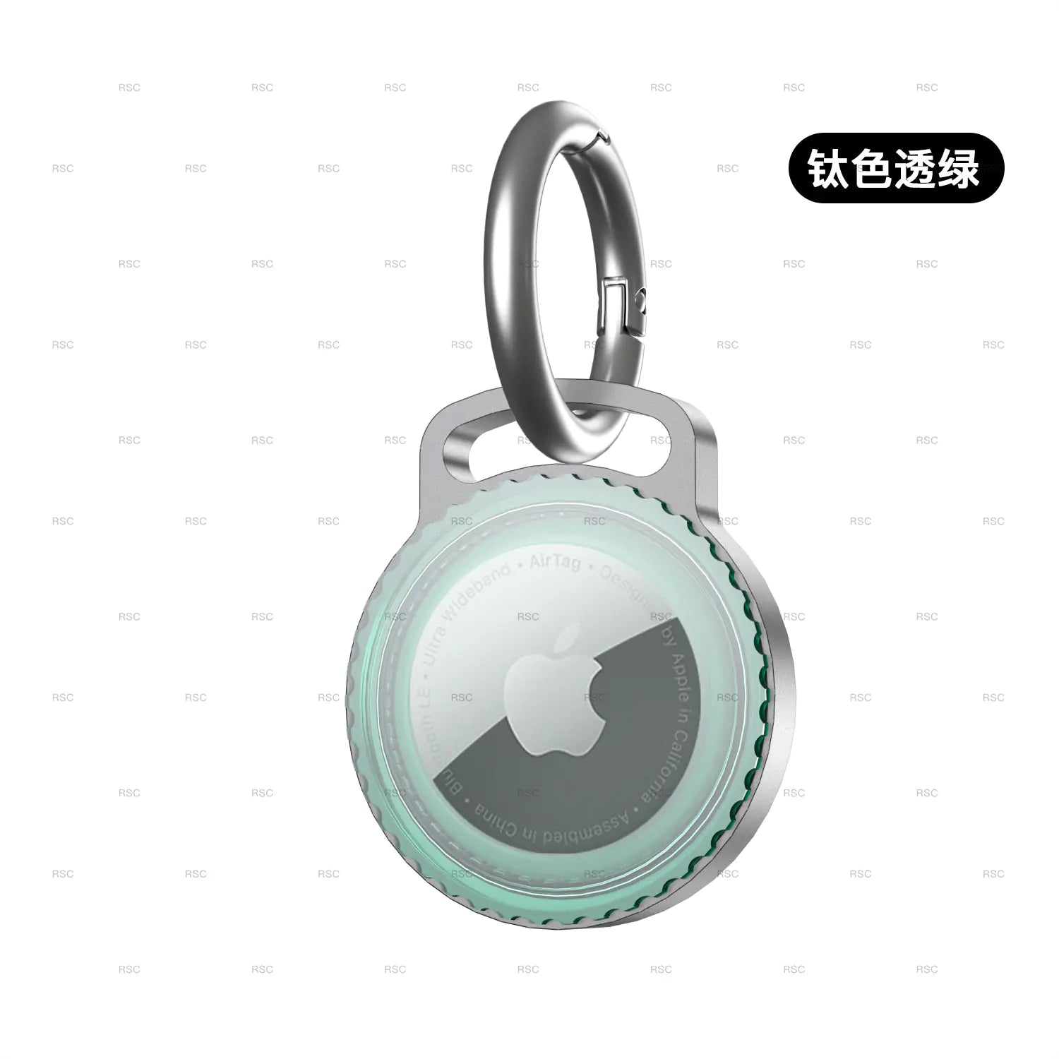 AirTag Alloy Secure Case & Waterproof Keychain