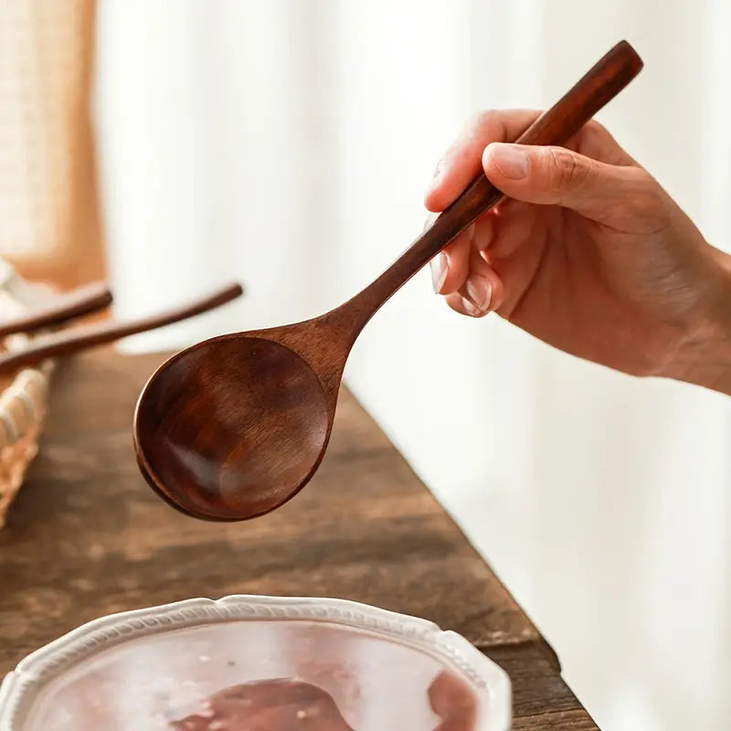 Chic Nanmu Wood Kitchen Spoon