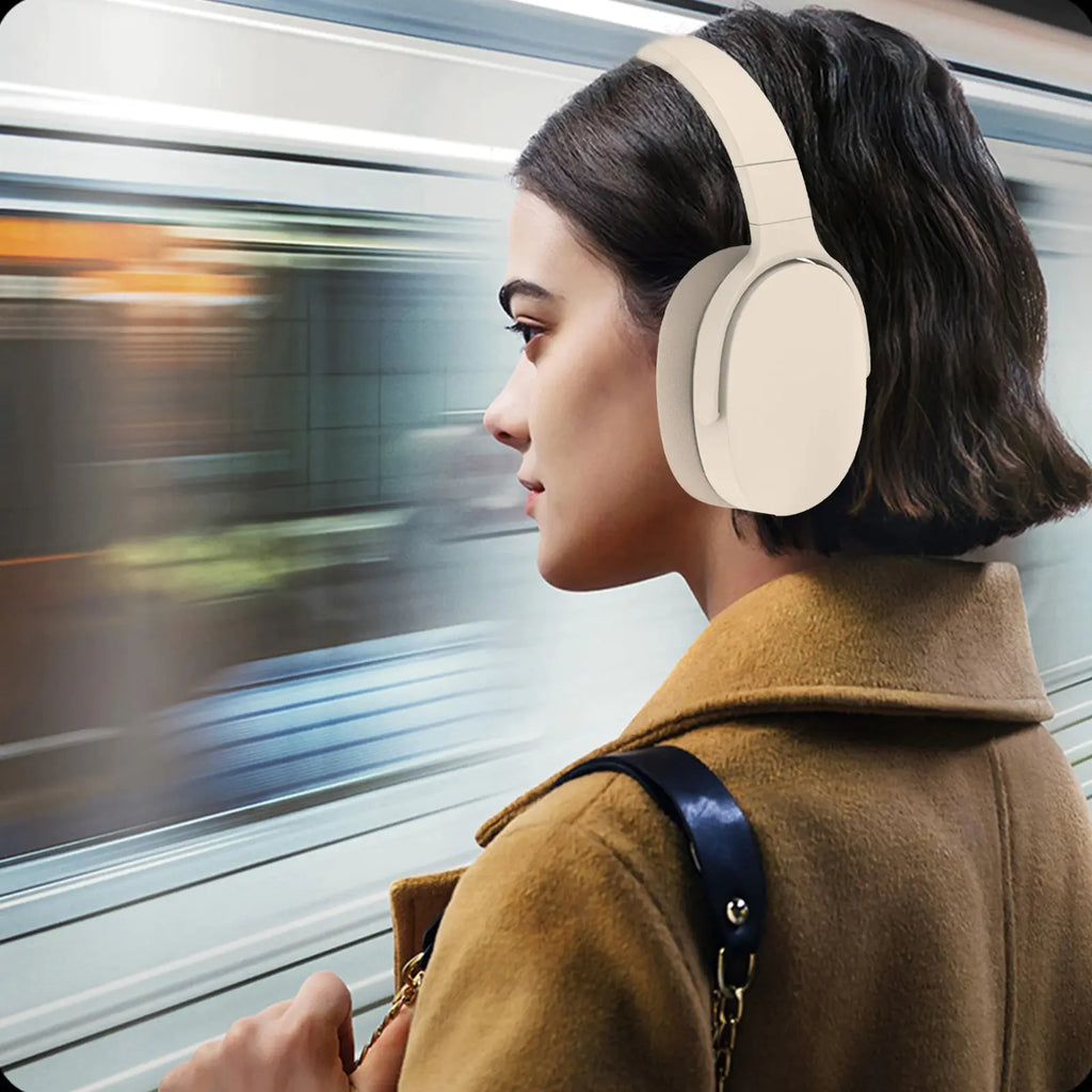 Compact Bluetooth 5.1 Noise-Canceling Headphones
