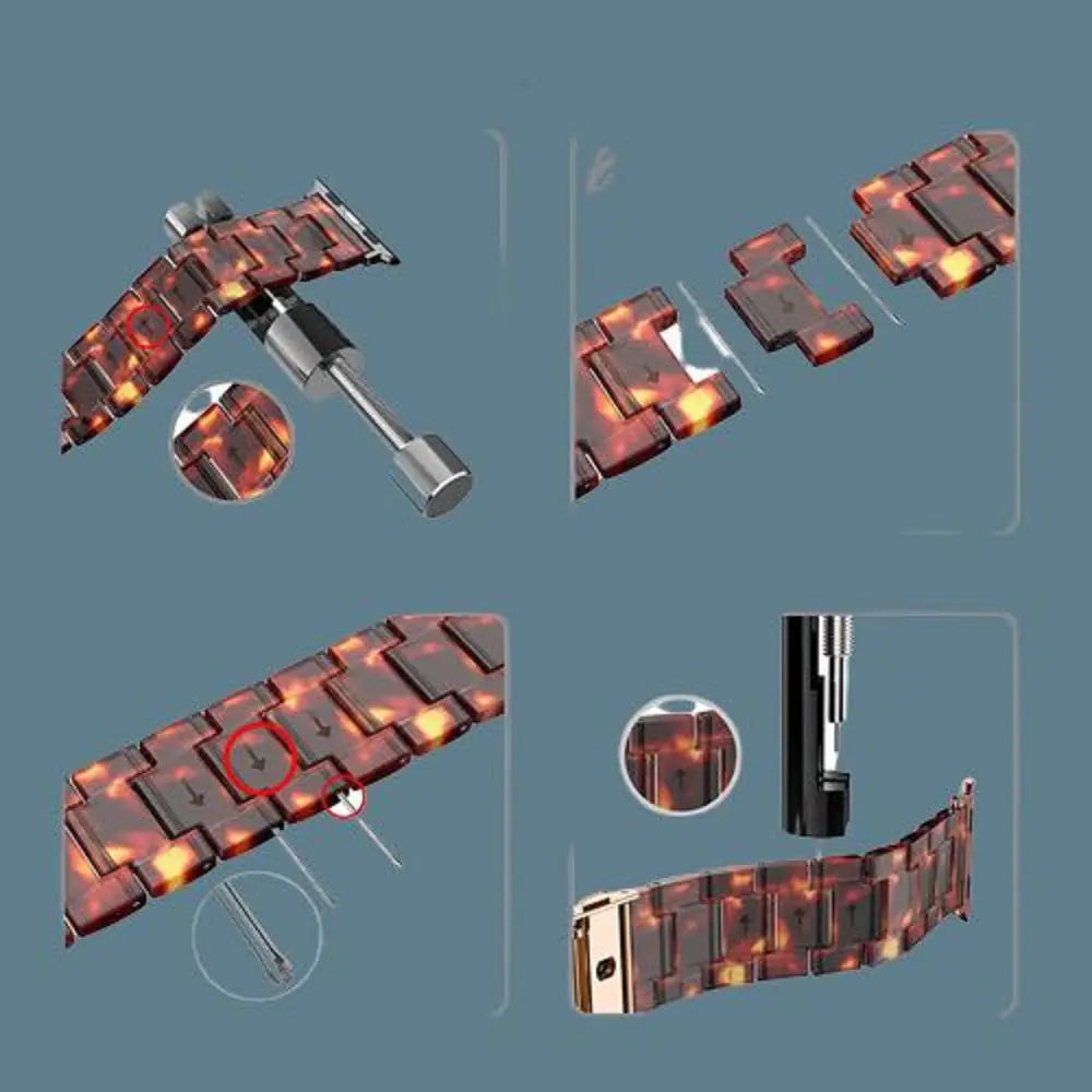 Elegant Apple Resin Bands for iWatch 1-4