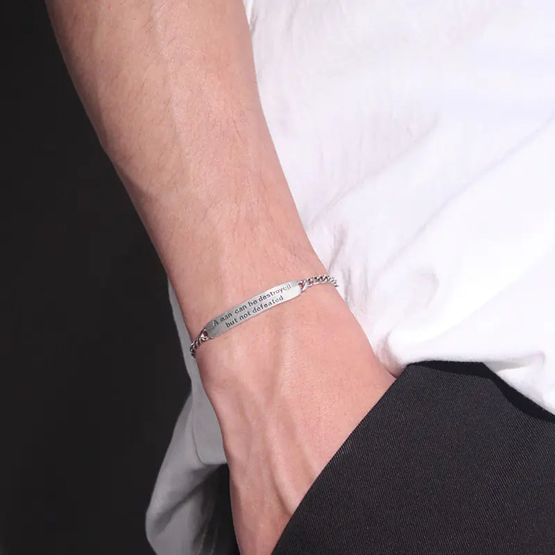 Men's Thai Silver Statement Bracelet