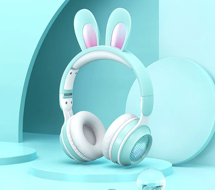 Bunny Beat Wireless Kids' Headphones with RGB