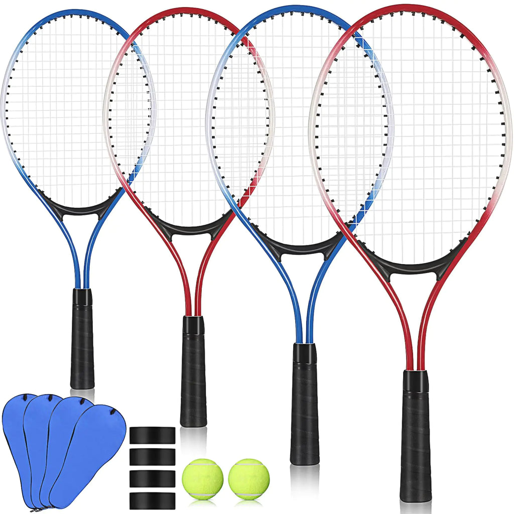 KidsPlay 4-Pack 21" Lightweight Tennis Sets