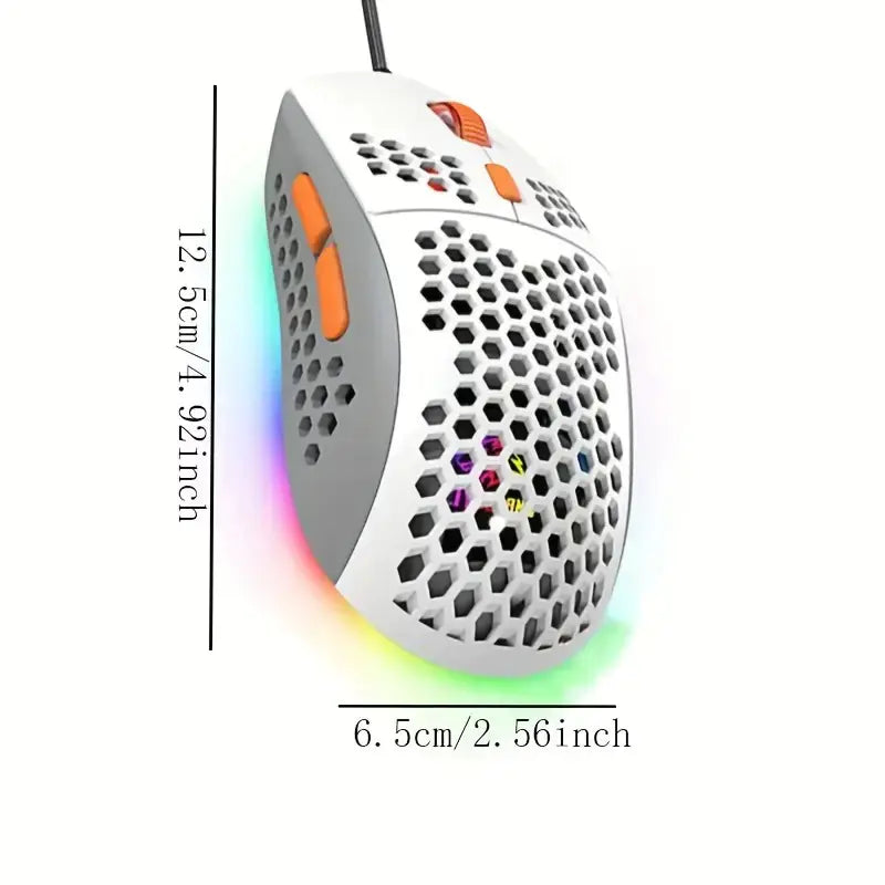 M8 Honeycomb LightUp Gaming Mouse