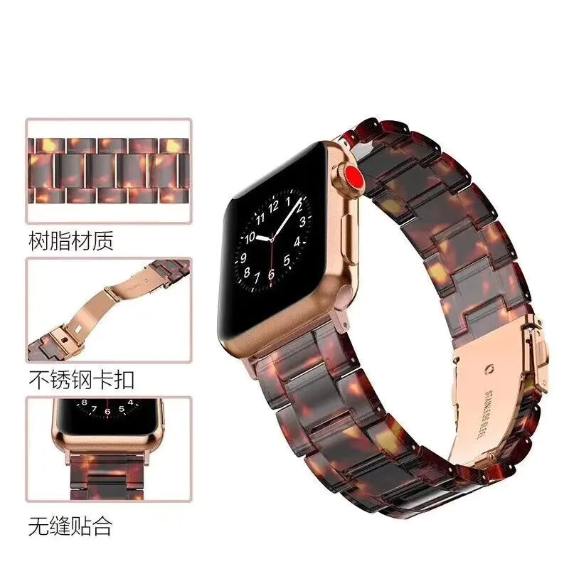 Elegant Apple Resin Bands for iWatch 1-4