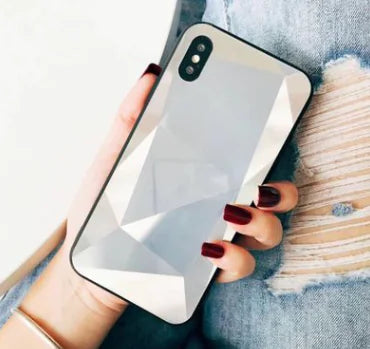 Vibrant 3D Mirror Diamond Case for Couples