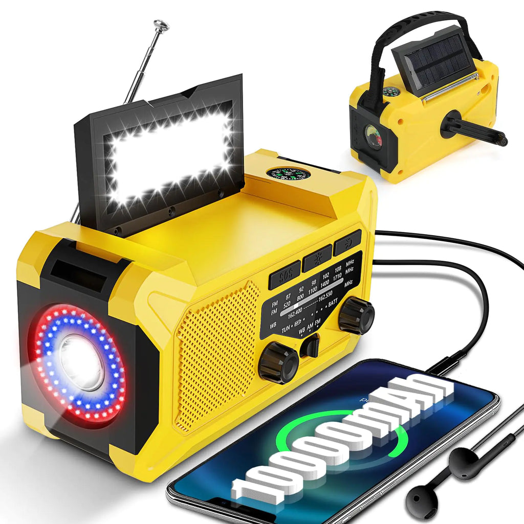 All-Purpose 10000mAh Solar Emergency Radio