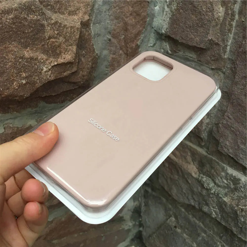 Silicone Full-Cover Phone Case for Apple