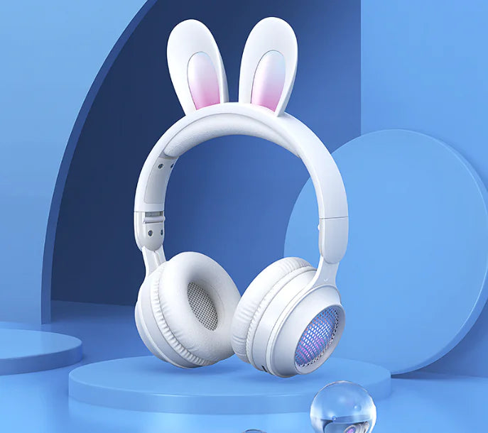 Bunny Beat Wireless Kids' Headphones with RGB