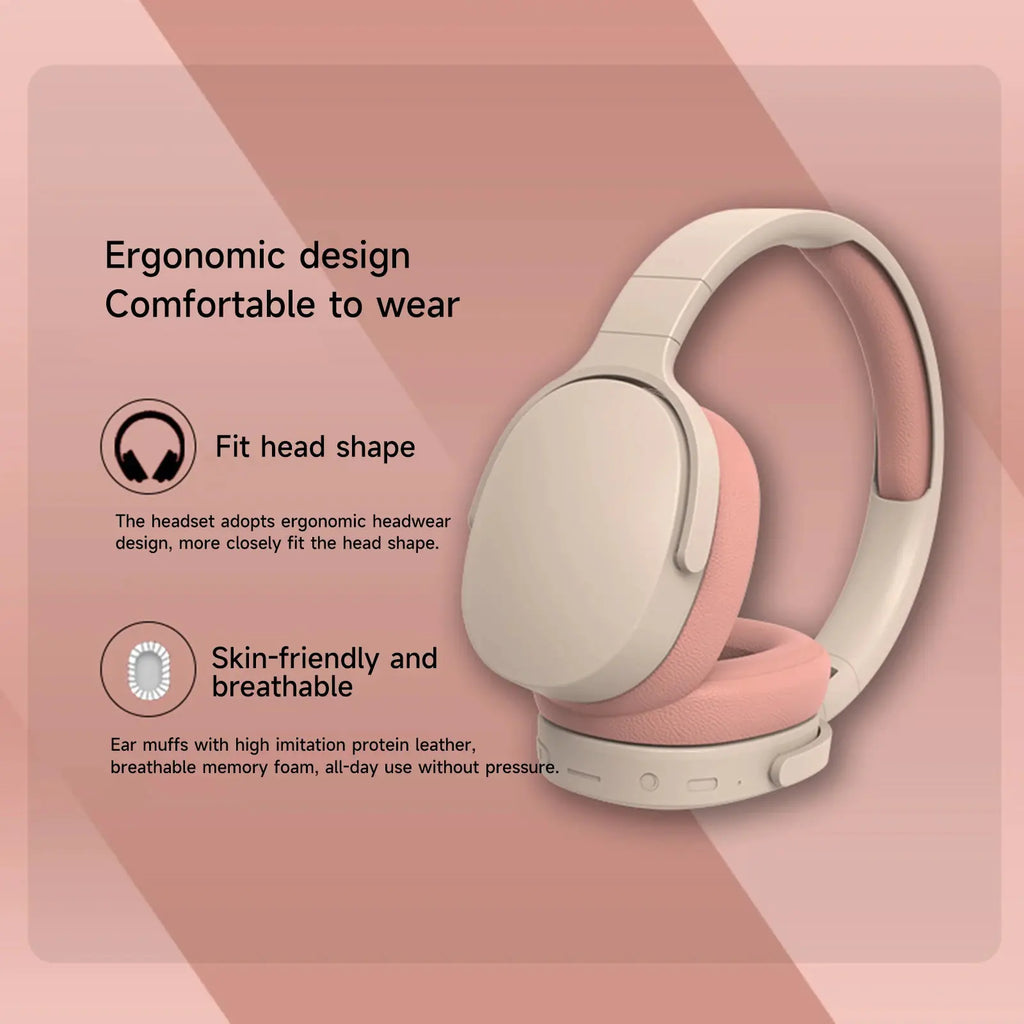 Compact Bluetooth 5.1 Noise-Canceling Headphones