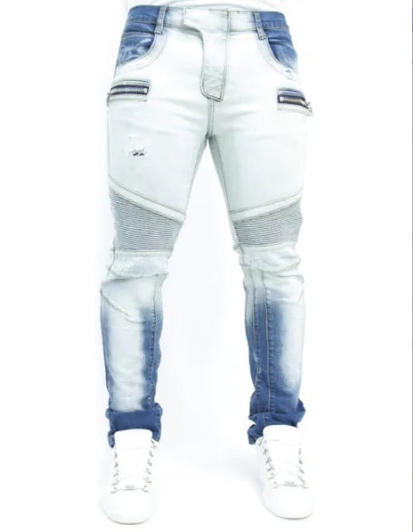 FlexiFit Denim Straight-Cut Pants