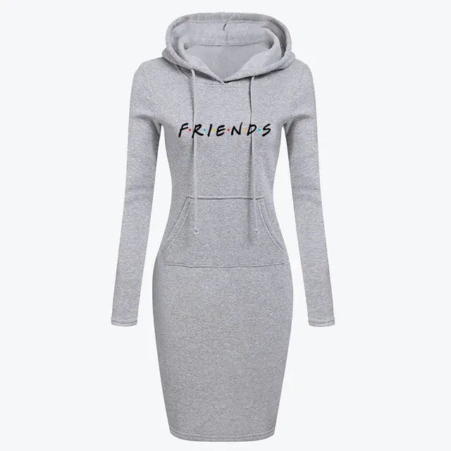 Autumn/Winter Women's Hoodie Dress