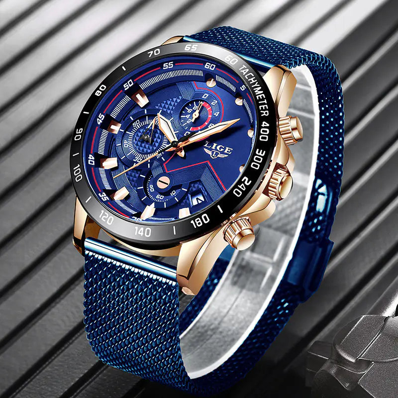 2019 Men's Elegant Mesh Watch