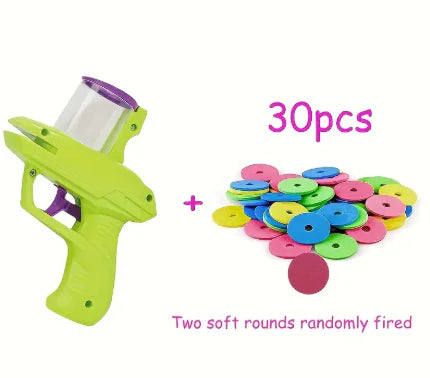 Playful Cat Foam Disc Shooter